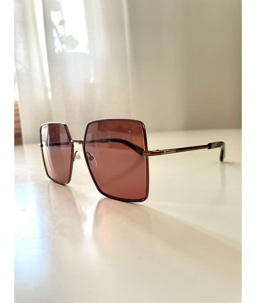 DSQUARED2 Розовые металлические солнцезащитные очки, фото 4