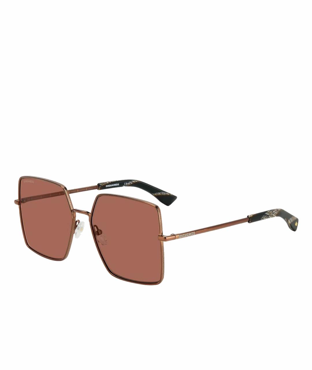 DSQUARED2 Розовые металлические солнцезащитные очки, фото 1