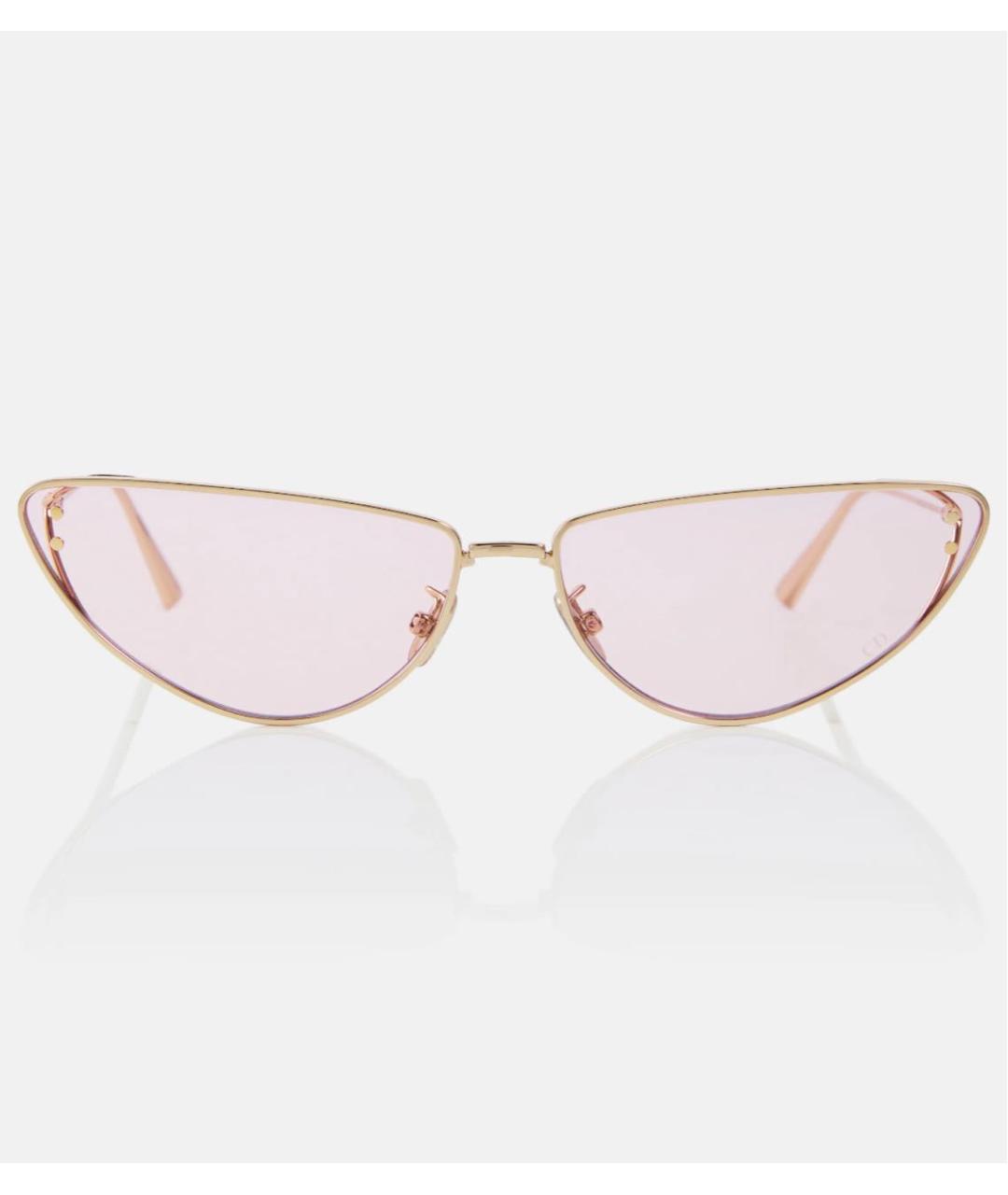 CHRISTIAN DIOR PRE-OWNED Розовые металлические солнцезащитные очки, фото 7