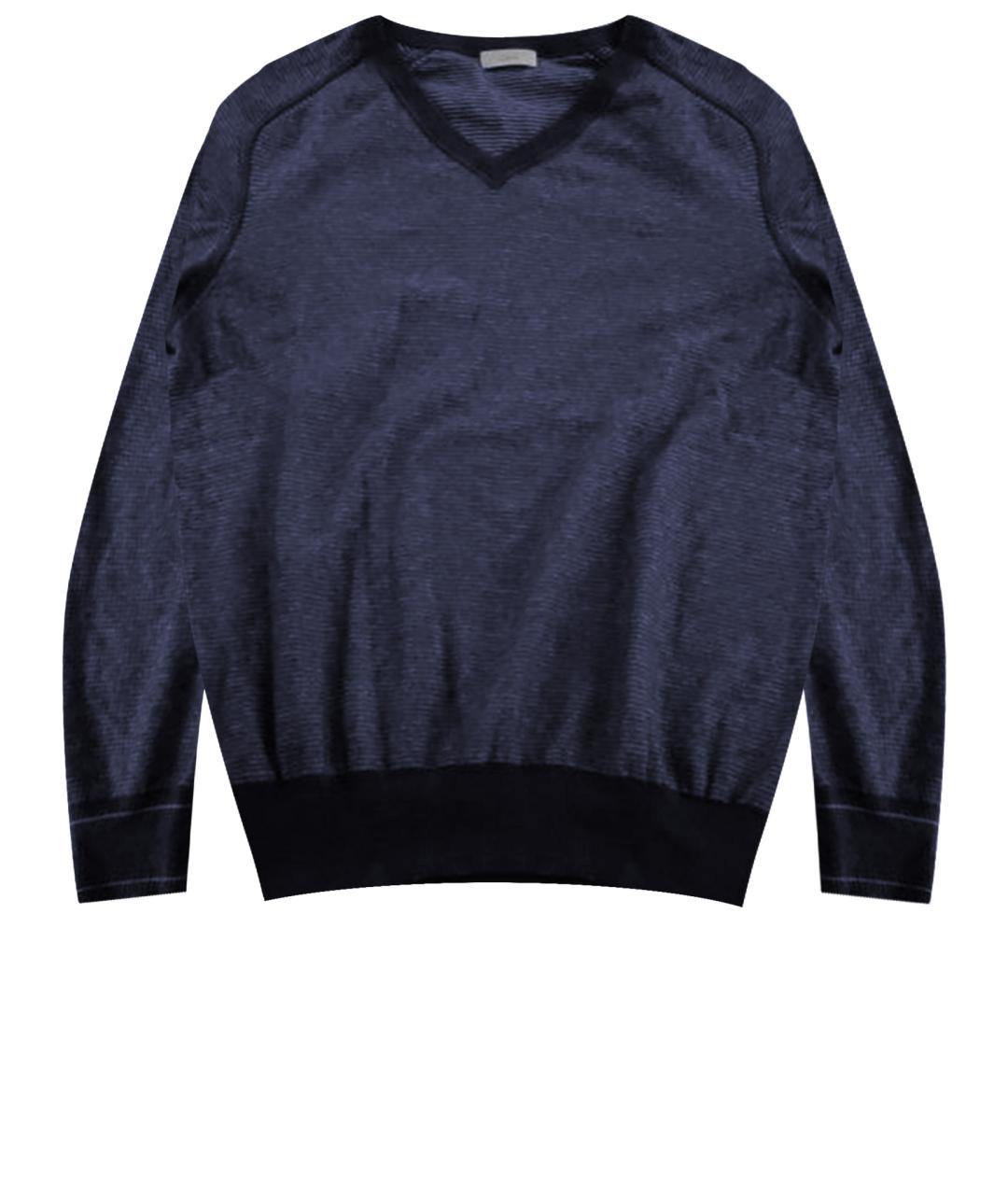 MALO Синий кашемировый джемпер / свитер, фото 1