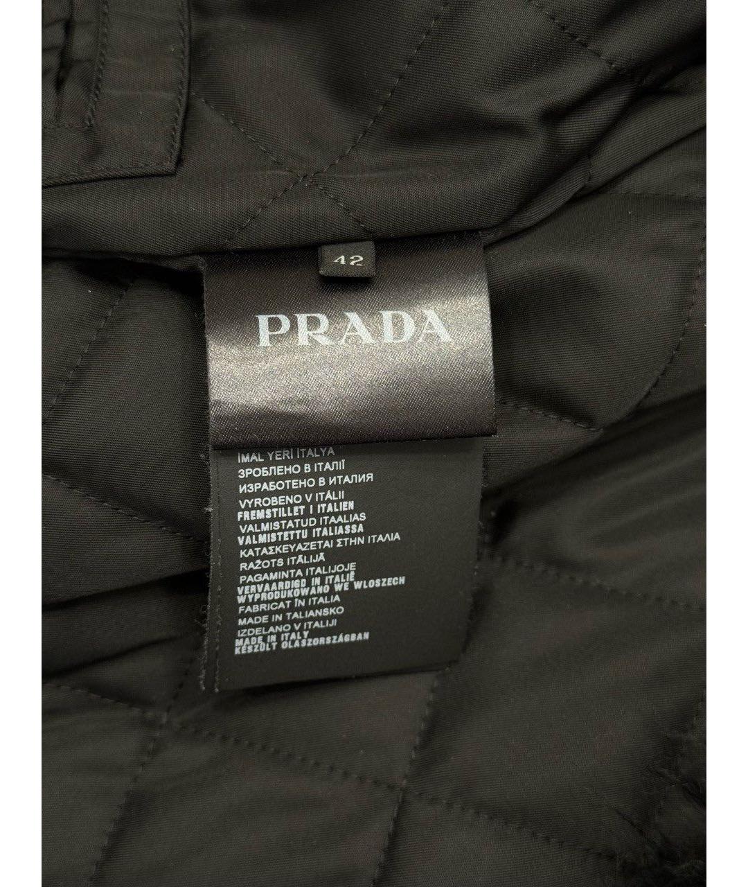 PRADA Черная куртка, фото 2