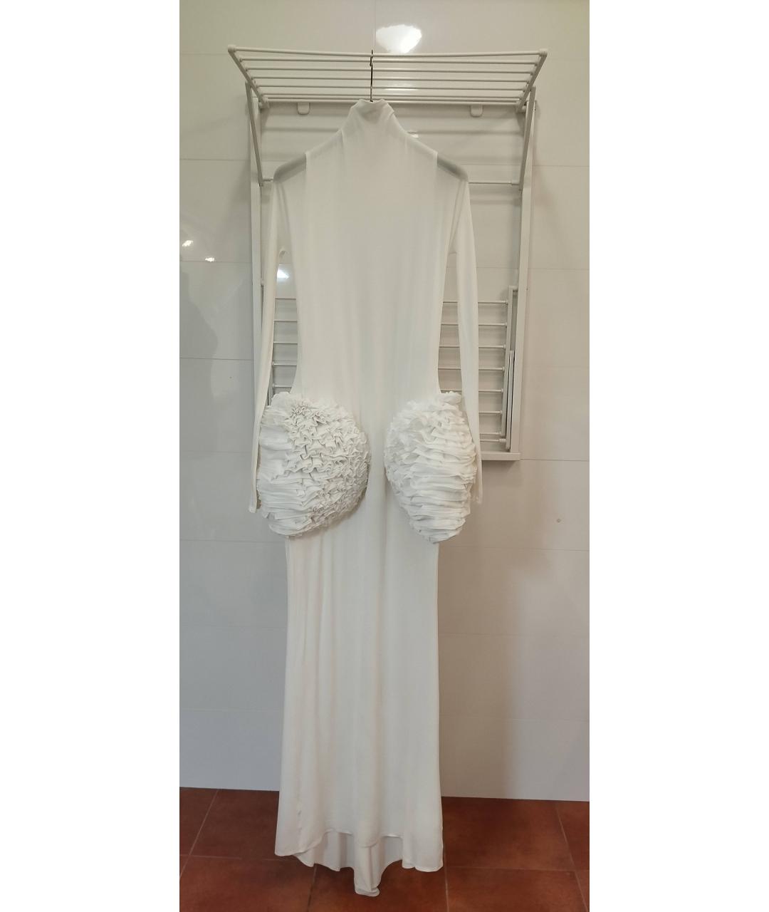 ALAIA Белое коктейльное платье, фото 8