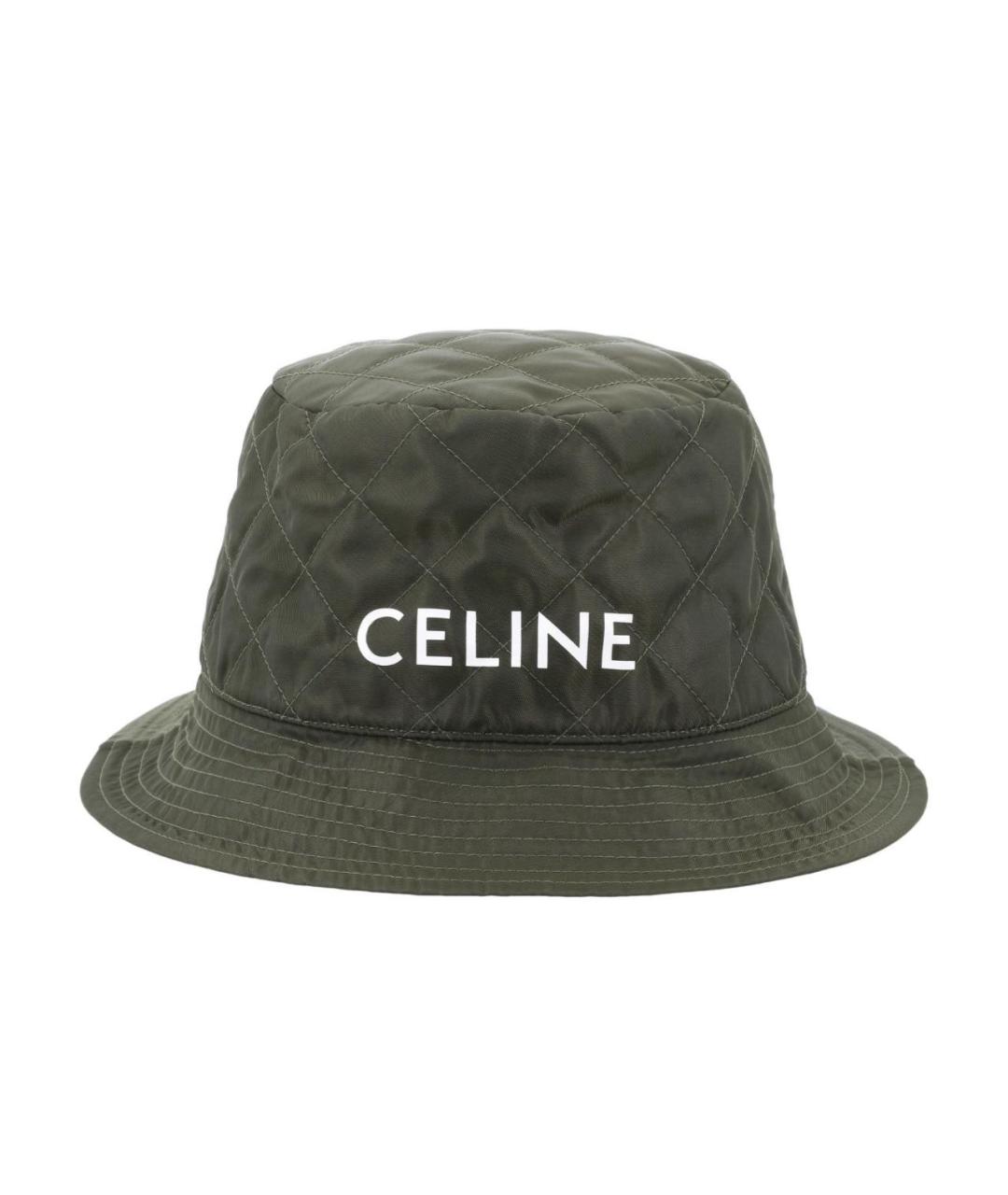 CELINE PRE-OWNED Хаки панама, фото 1