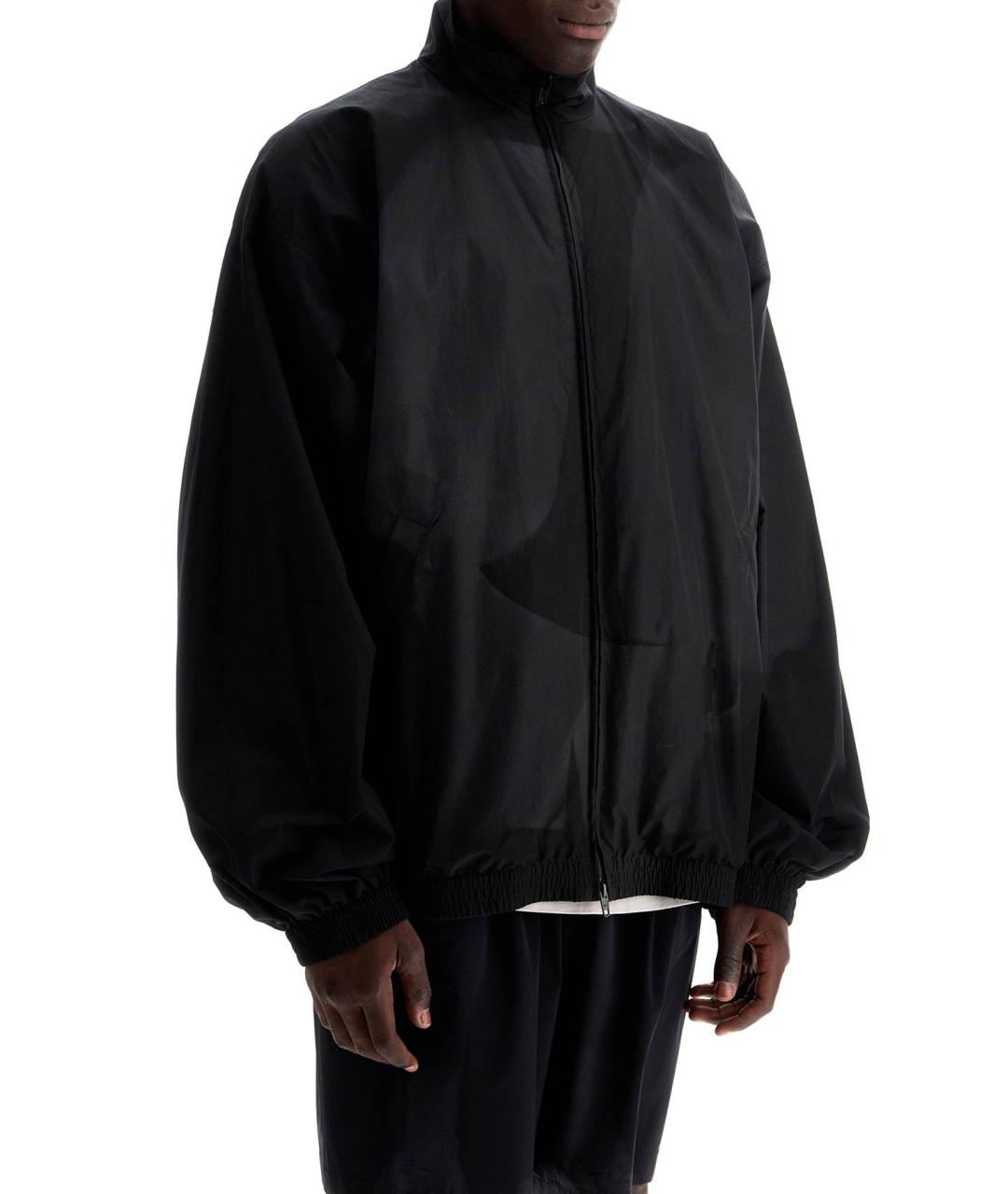 BALENCIAGA Черная хлопковая куртка, фото 4