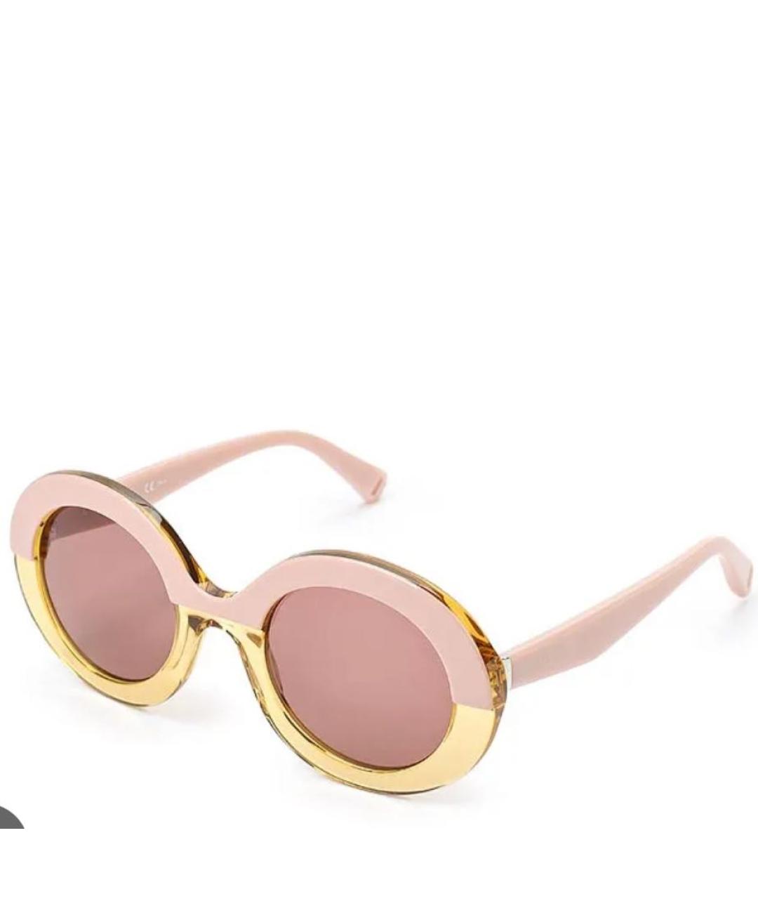 MAX&CO Розовые пластиковые солнцезащитные очки, фото 8