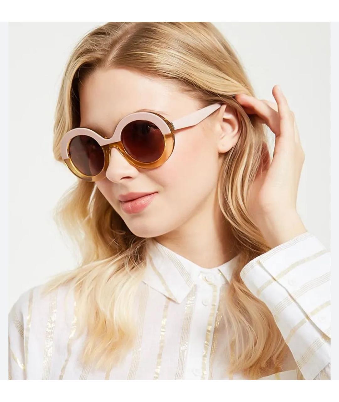 MAX&CO Розовые пластиковые солнцезащитные очки, фото 7