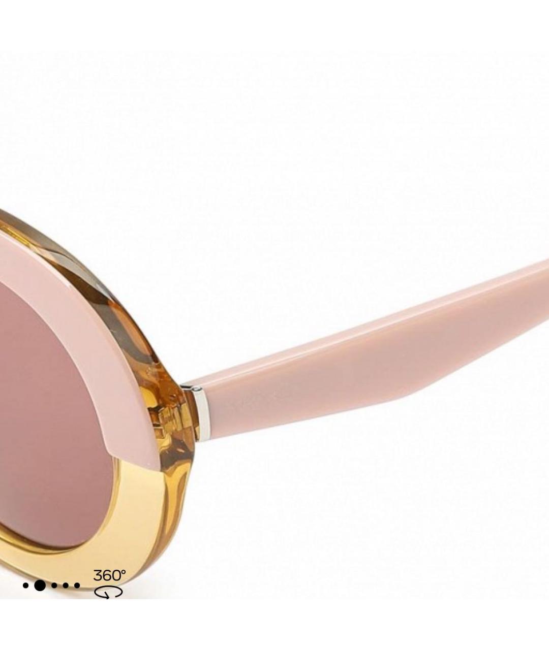 MAX&CO Розовые пластиковые солнцезащитные очки, фото 5