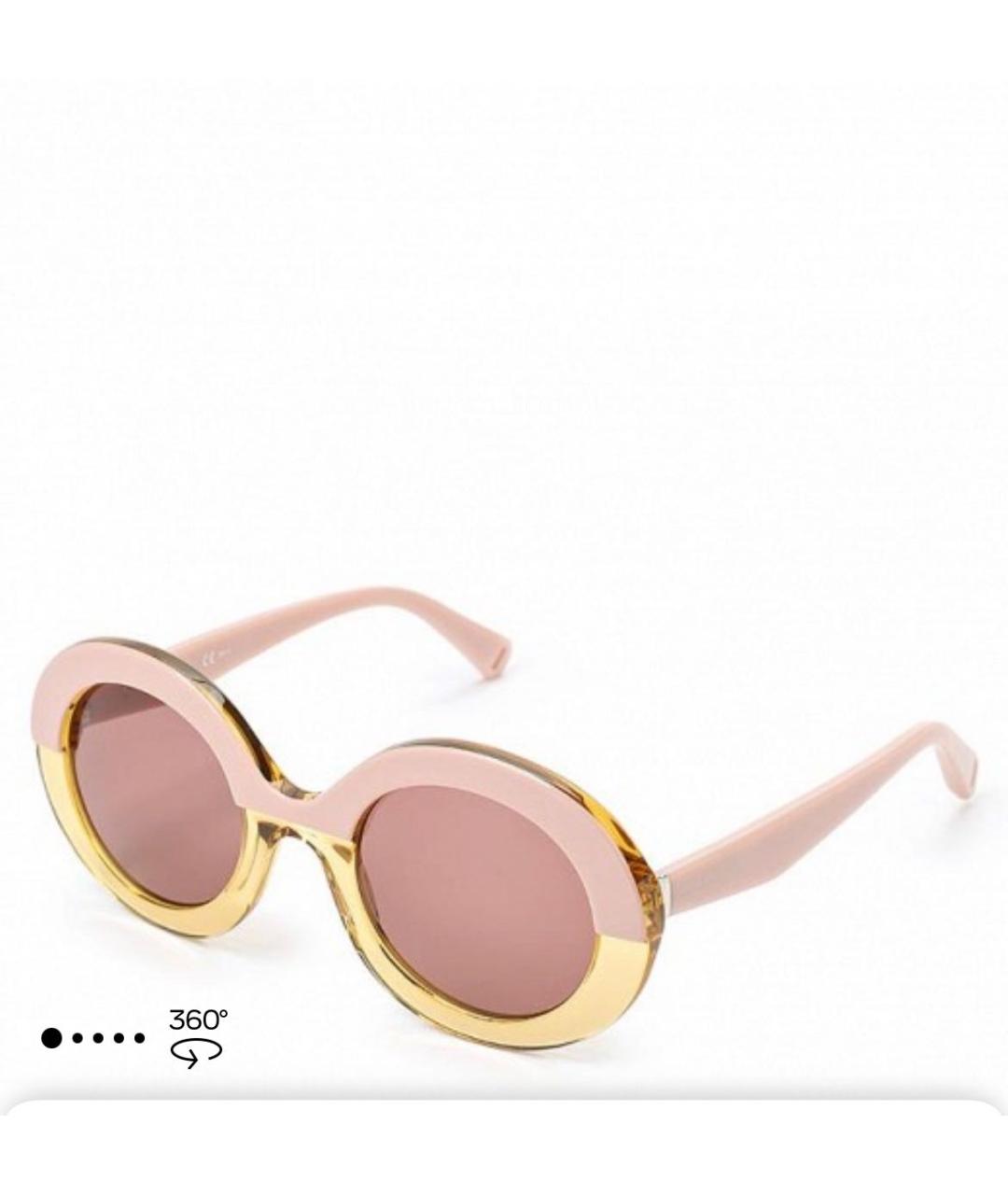 MAX&CO Розовые пластиковые солнцезащитные очки, фото 9