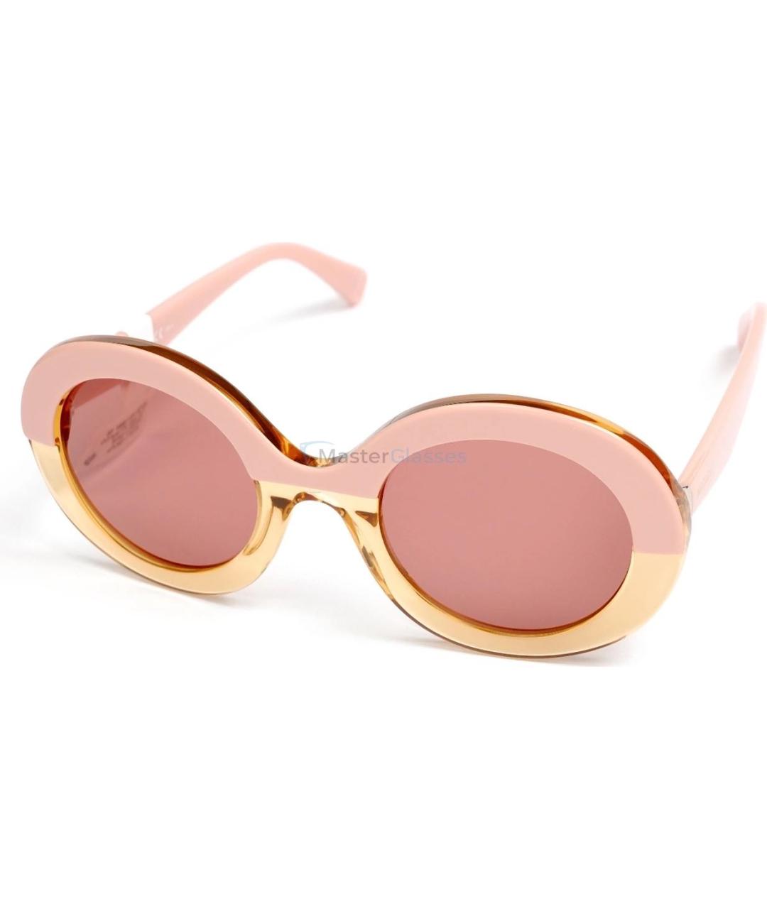 MAX&CO Розовые пластиковые солнцезащитные очки, фото 3