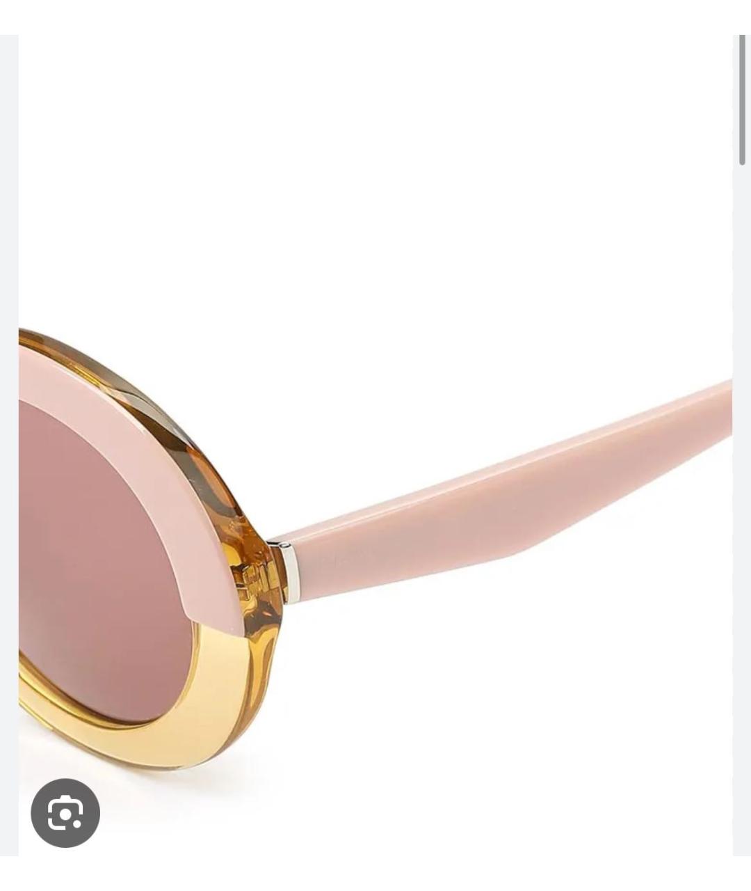MAX&CO Розовые пластиковые солнцезащитные очки, фото 4