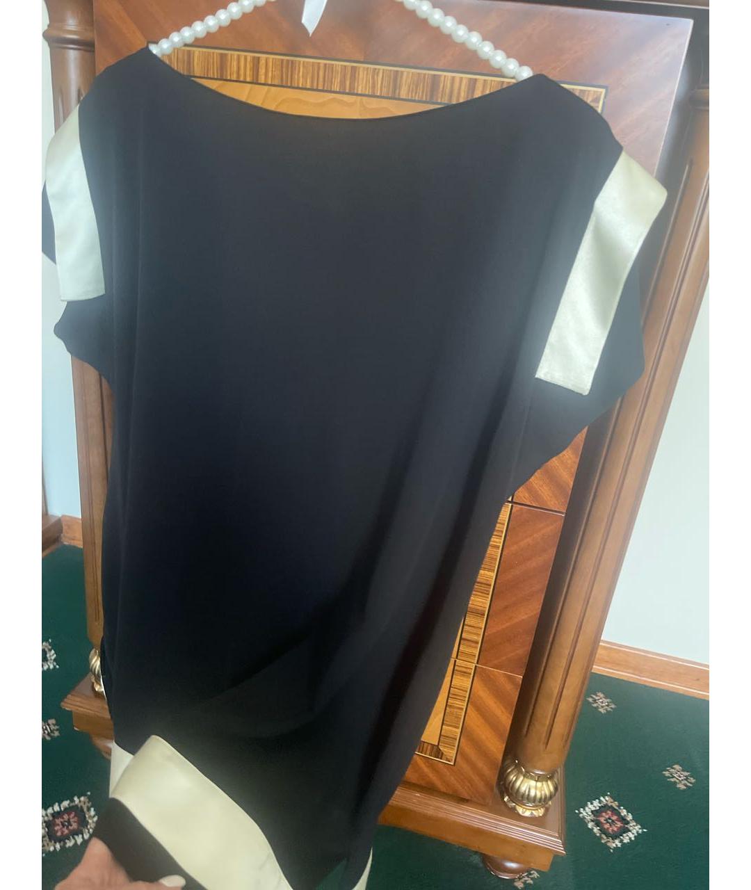 CHANEL PRE-OWNED Черная шелковая блузы, фото 3