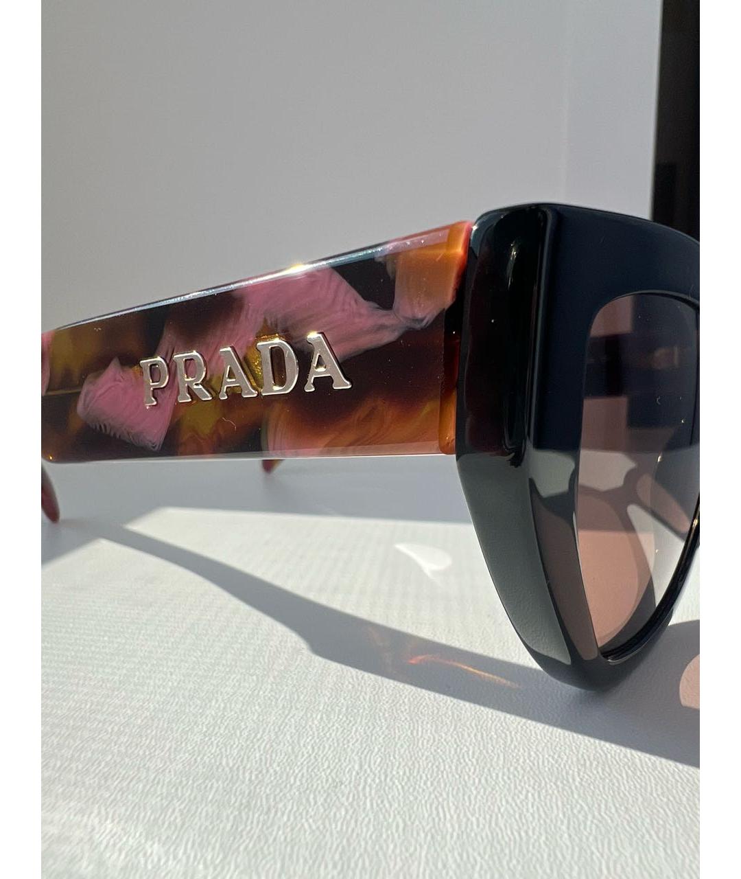 PRADA Мульти пластиковые солнцезащитные очки, фото 3