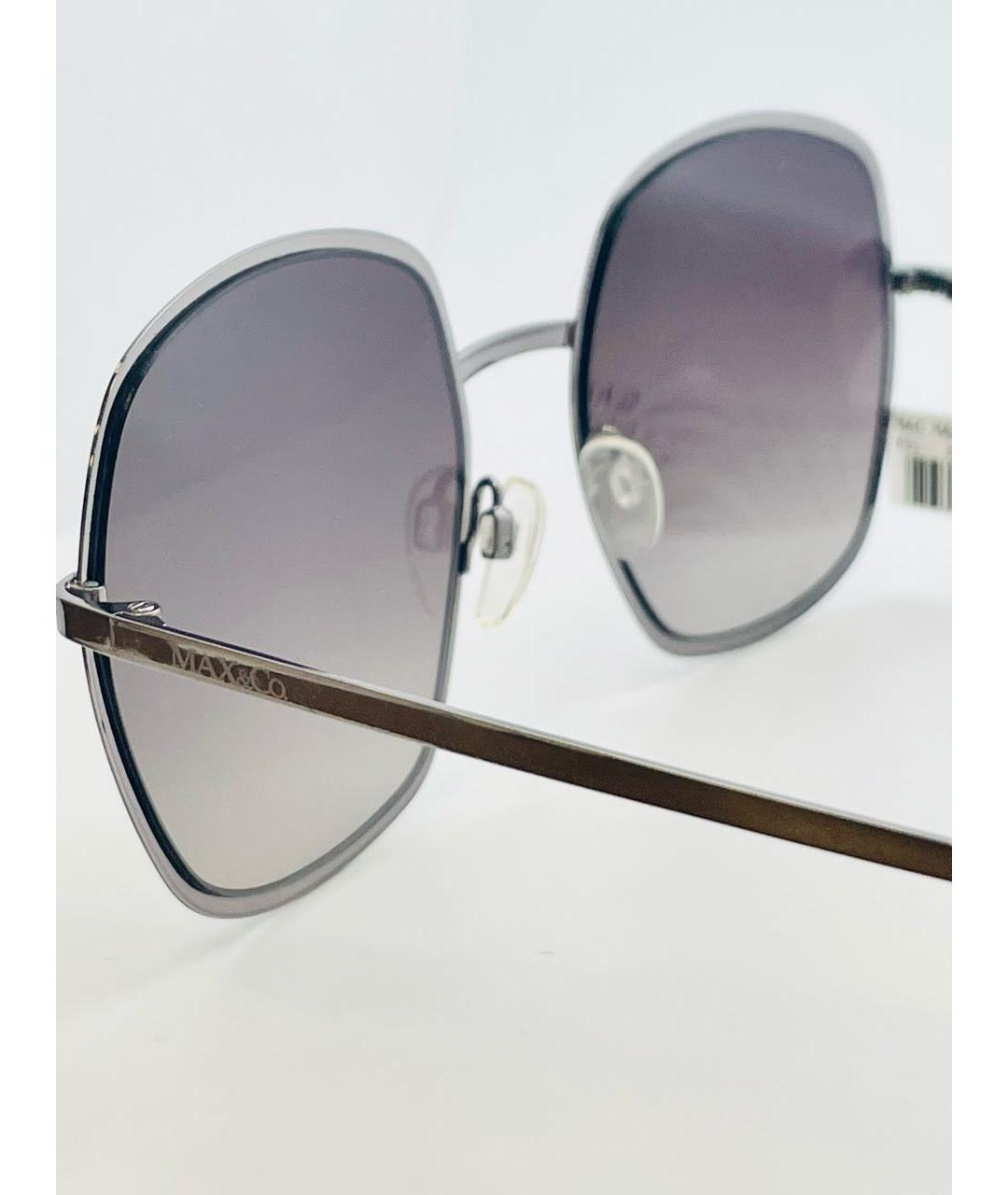 MAX&CO Черные металлические солнцезащитные очки, фото 8