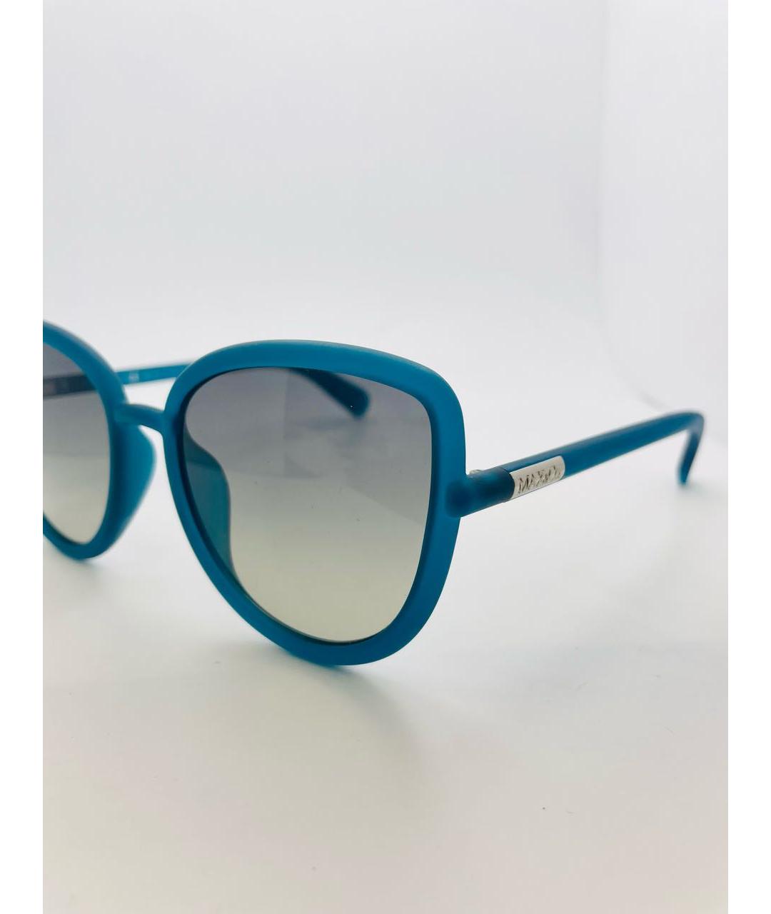 MAX&CO Бирюзовые пластиковые солнцезащитные очки, фото 3