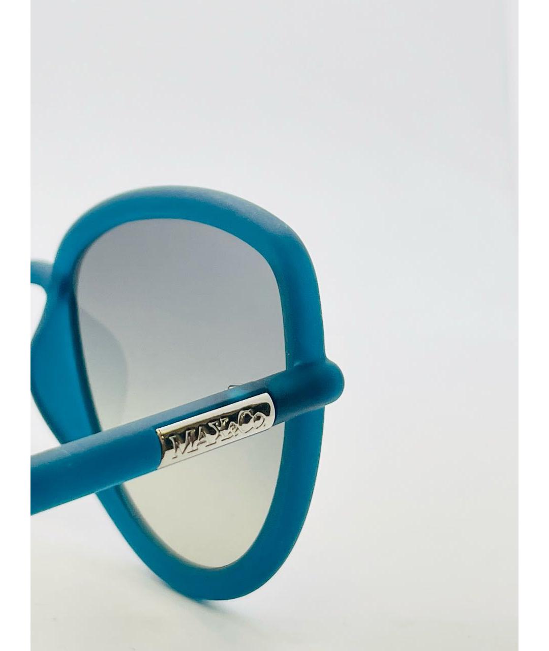 MAX&CO Бирюзовые пластиковые солнцезащитные очки, фото 5