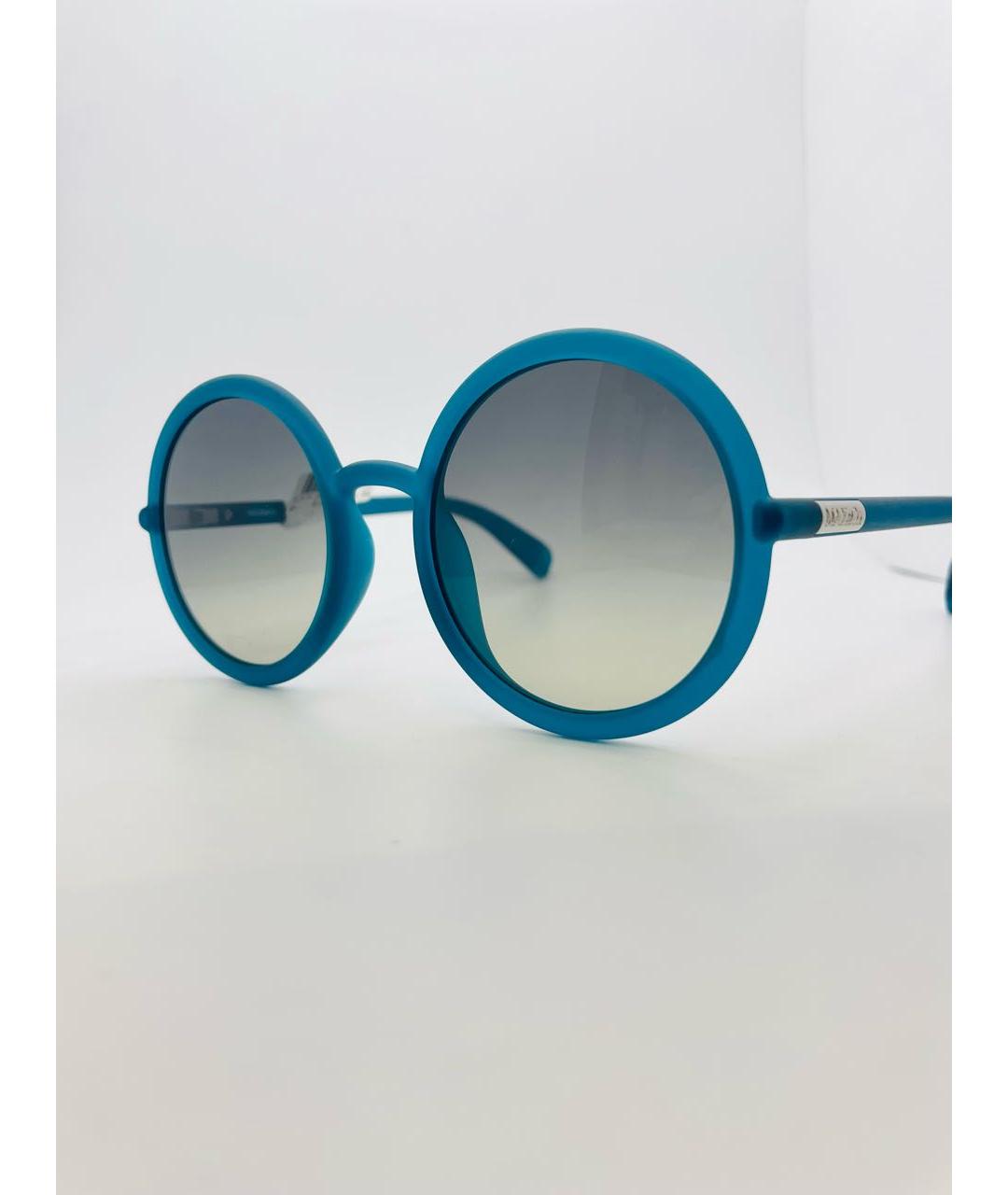 MAX&CO Бирюзовые пластиковые солнцезащитные очки, фото 5