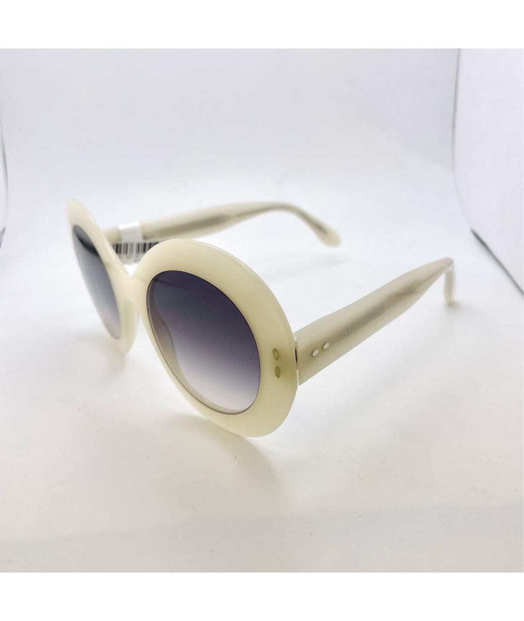 ISABEL MARANT Белые пластиковые солнцезащитные очки, фото 6