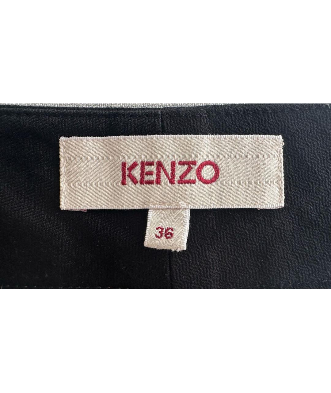 KENZO Мульти льняные брюки широкие, фото 3