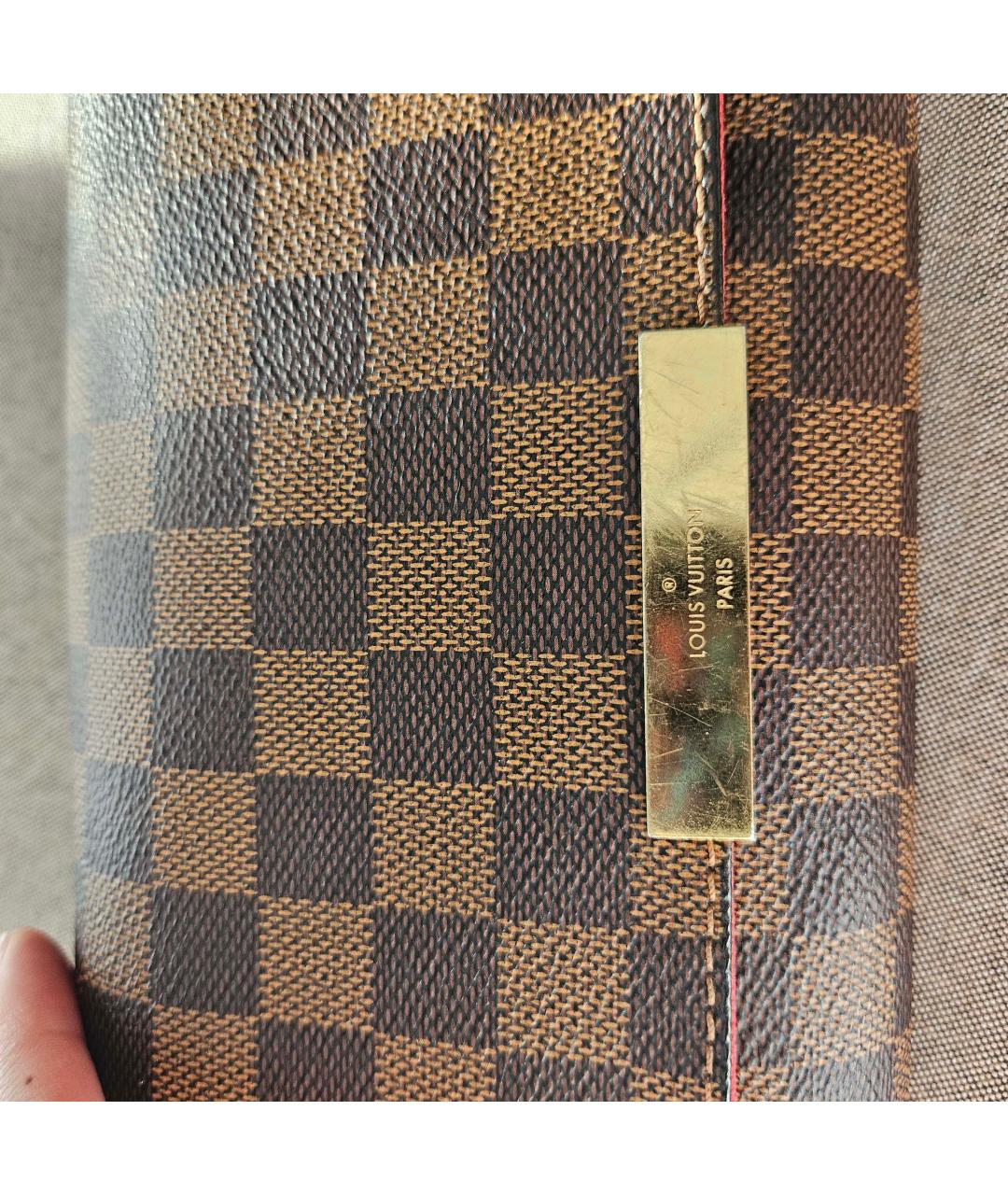 LOUIS VUITTON PRE-OWNED Коричневая сумка через плечо, фото 8