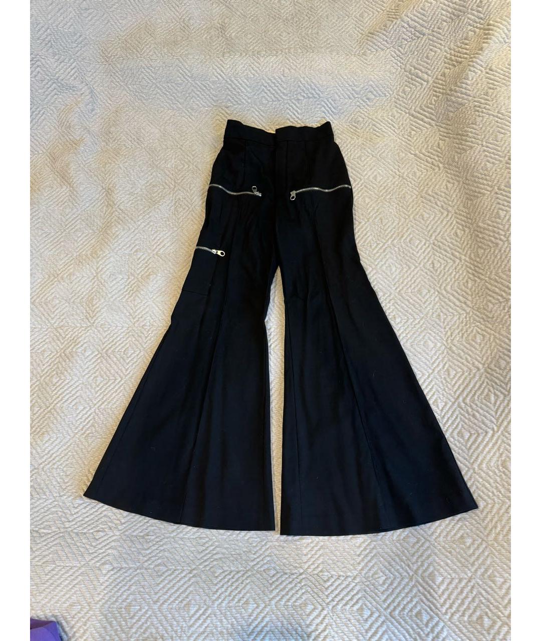 CHLOE Черные брюки широкие, фото 4