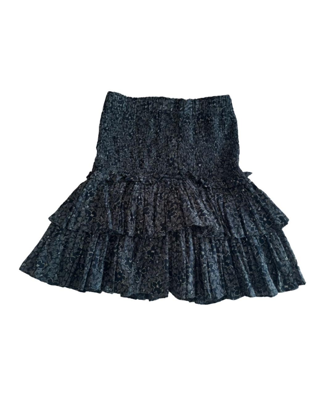 ISABEL MARANT ETOILE Черная хлопковая юбка мини, фото 1