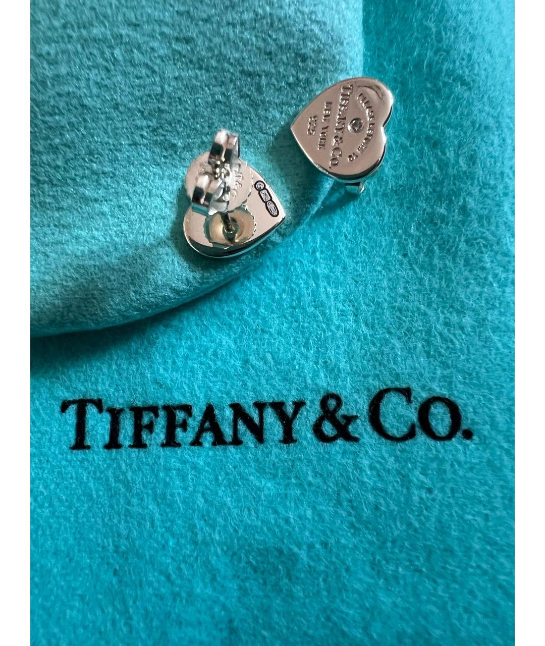 TIFFANY&CO Серебряные серебряные серьги, фото 3