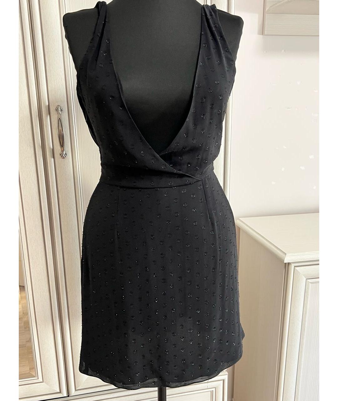 SAINT LAURENT Черное шелковое вечернее платье, фото 6