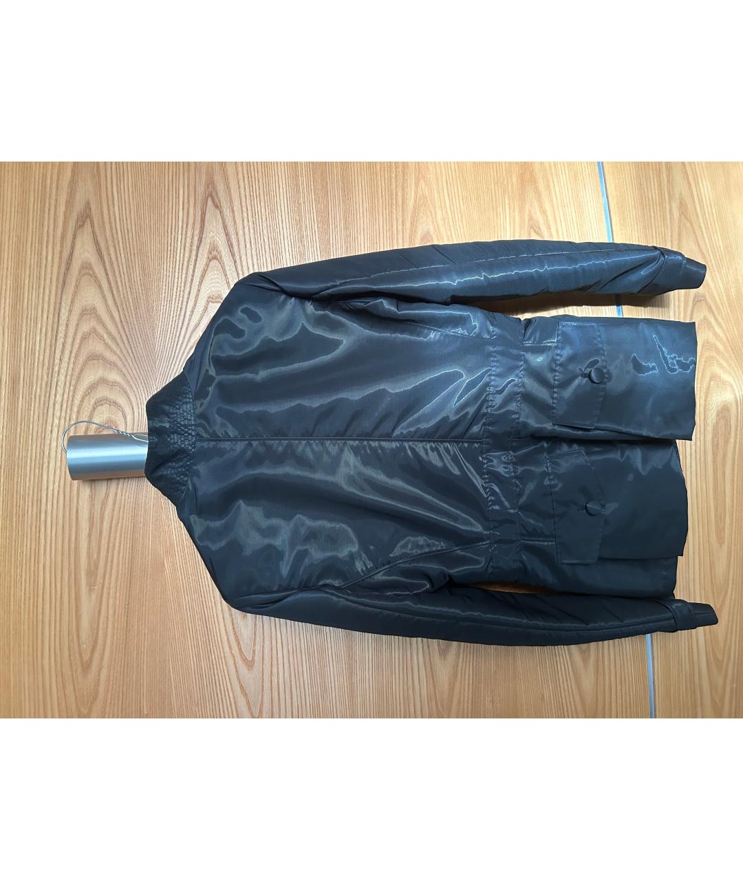 BALENCIAGA Черная полиэстеровая куртка, фото 2