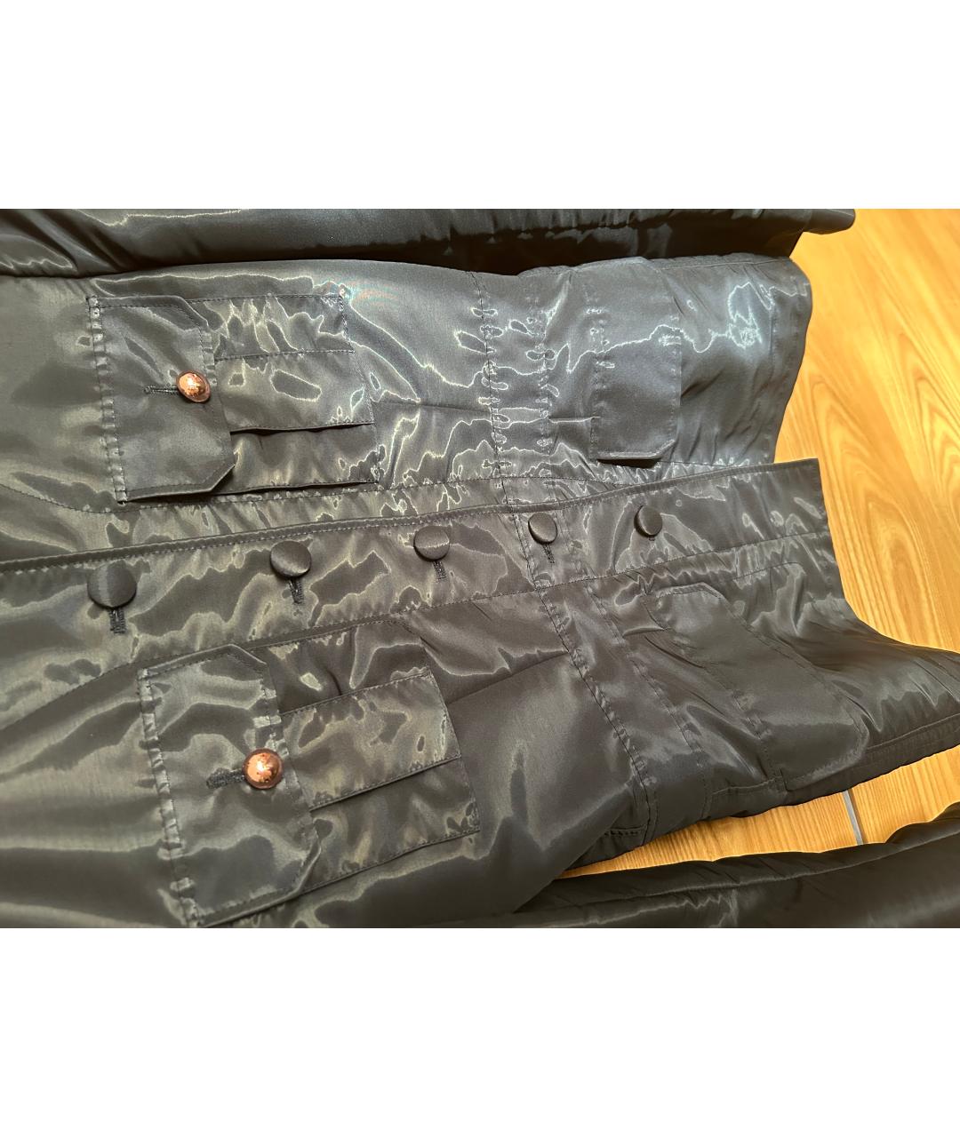 BALENCIAGA Черная полиэстеровая куртка, фото 5