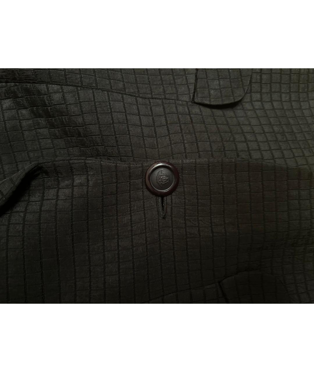 VERSACE JEANS COUTURE Черный ацетатный жакет/пиджак, фото 6