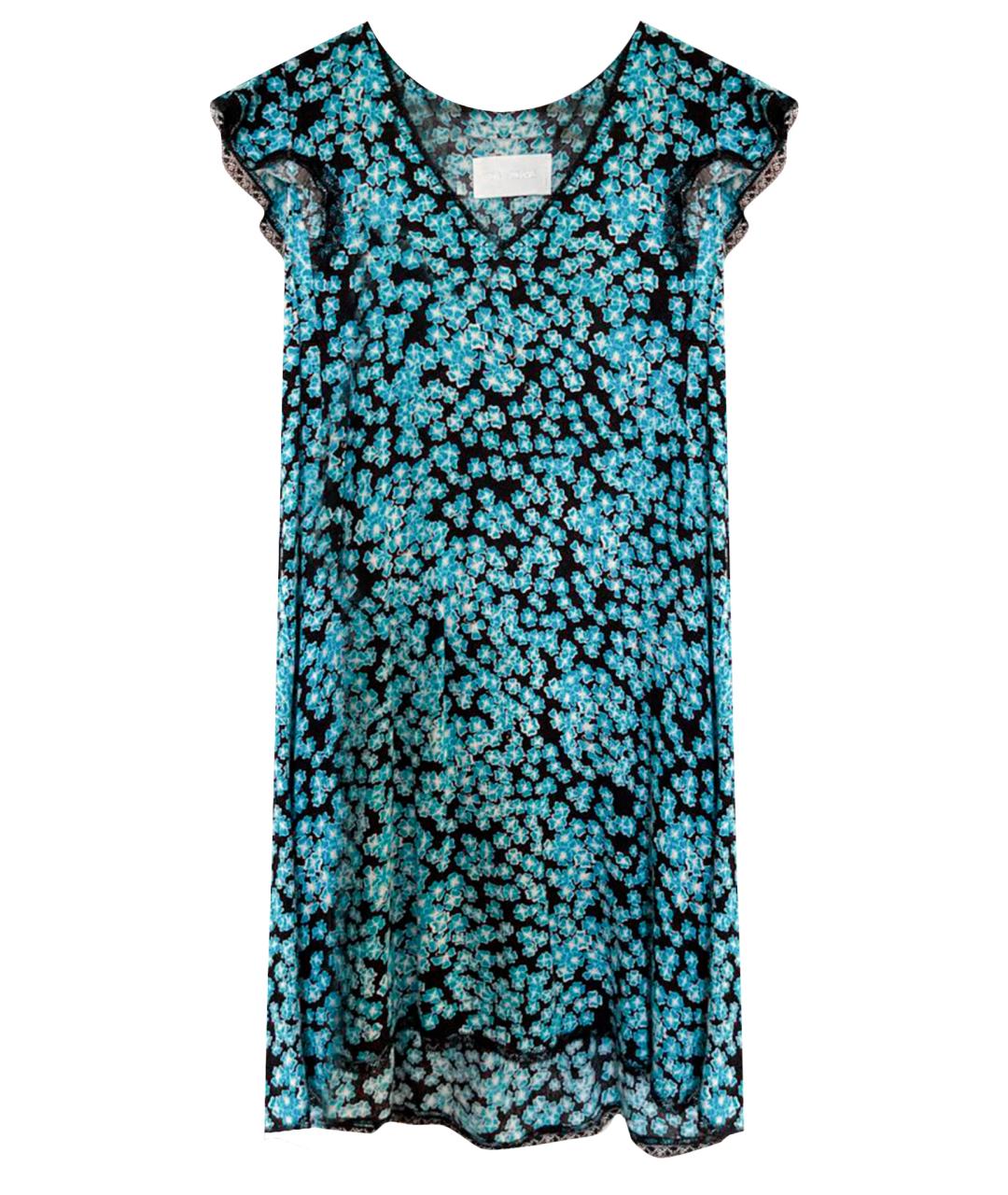 ZADIG & VOLTAIRE Голубое вискозное повседневное платье, фото 1