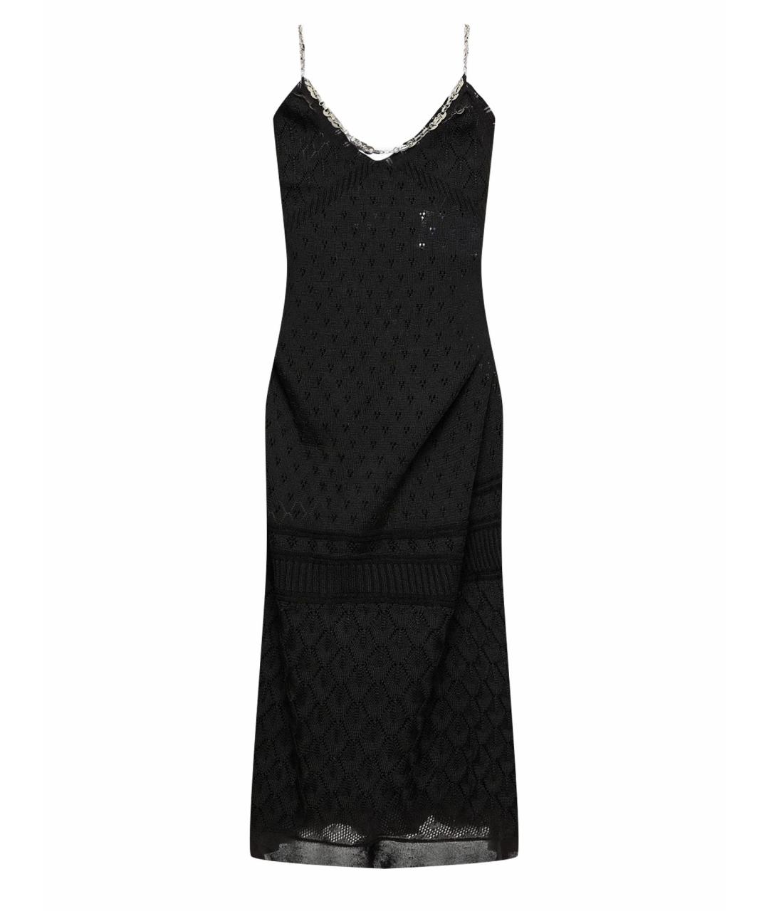 PACO RABANNE Черное коктейльное платье, фото 1