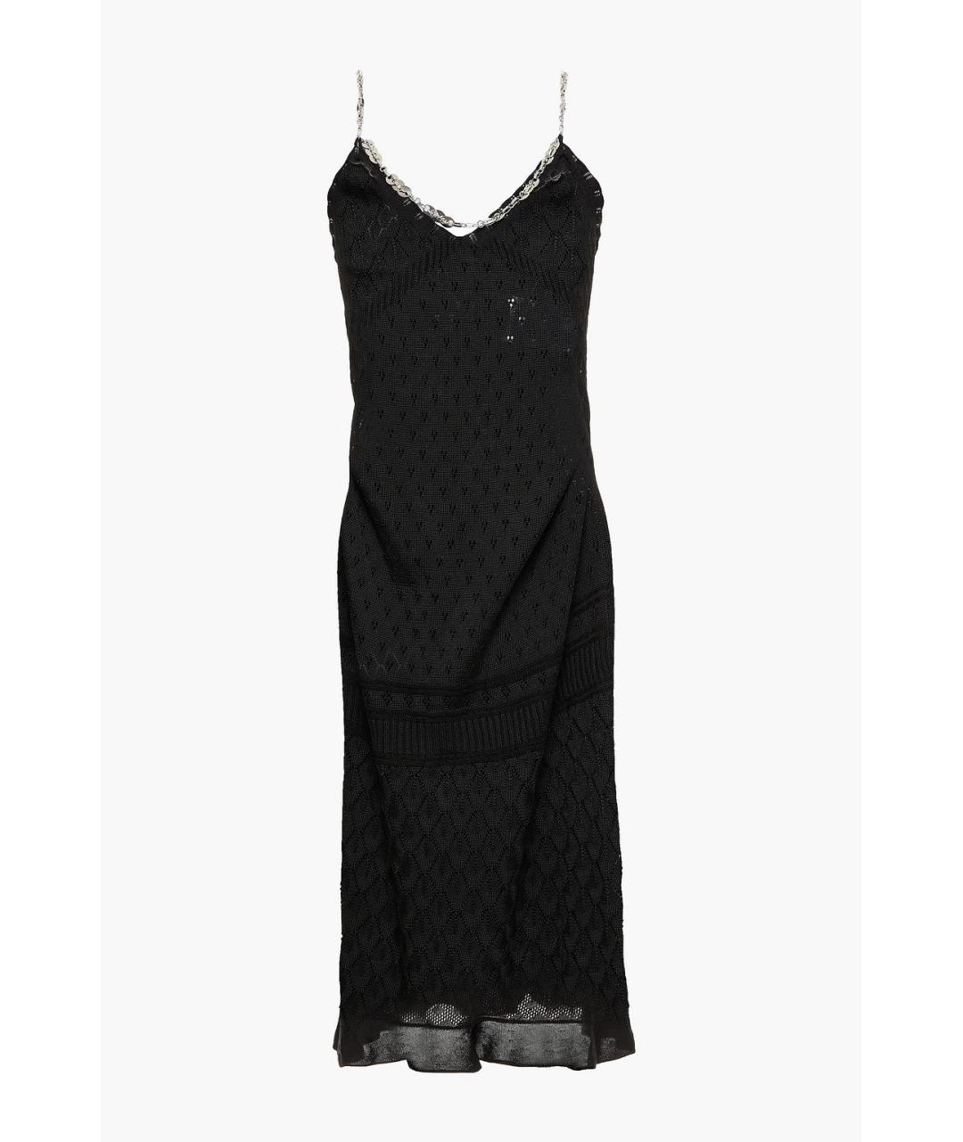 PACO RABANNE Черное коктейльное платье, фото 5