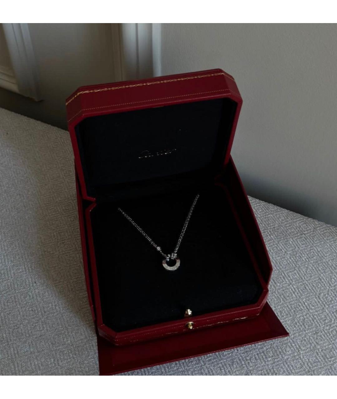 CARTIER Серебряное колье из белого золота, фото 3