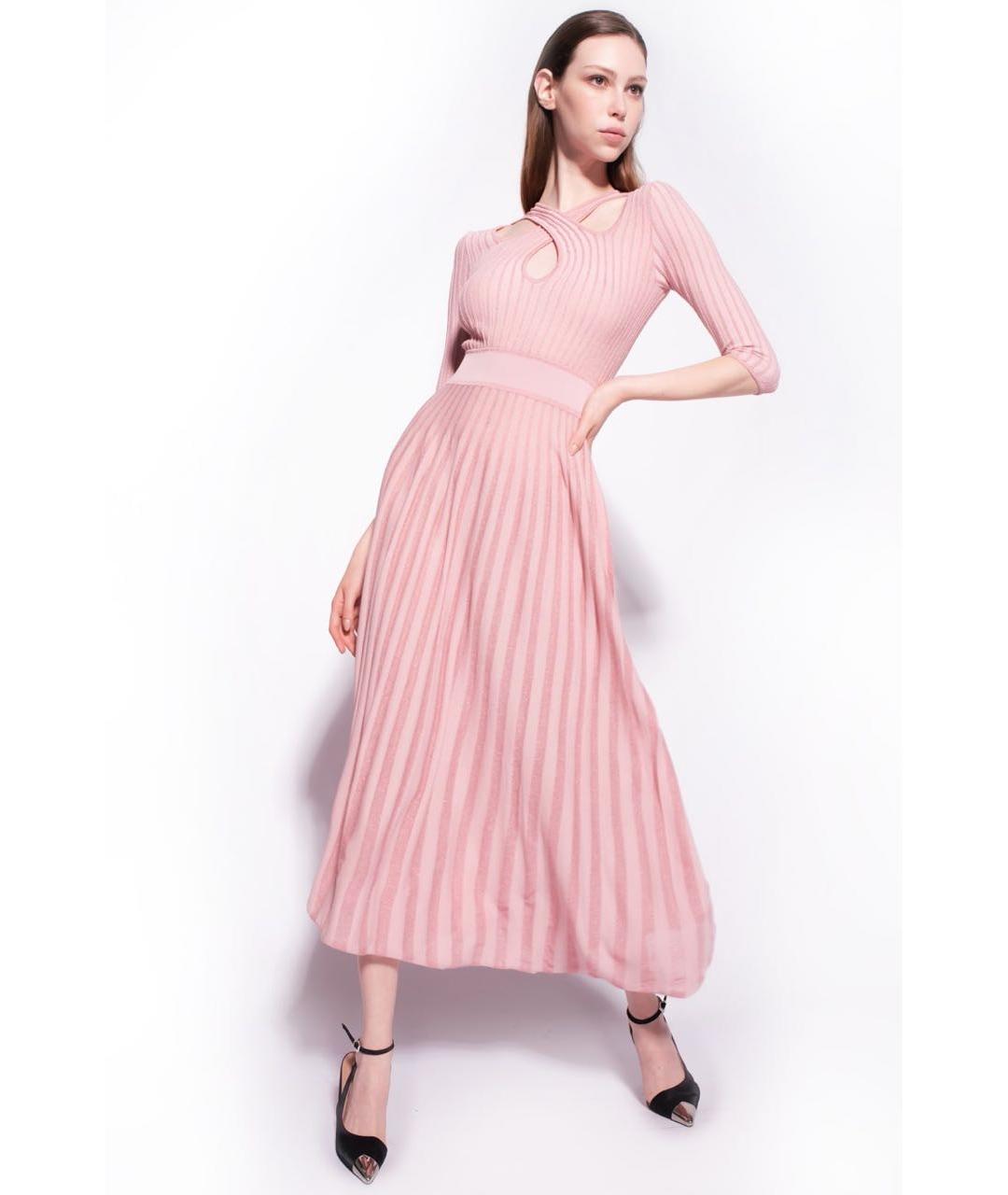 PINKO Розовое вечернее платье, фото 3