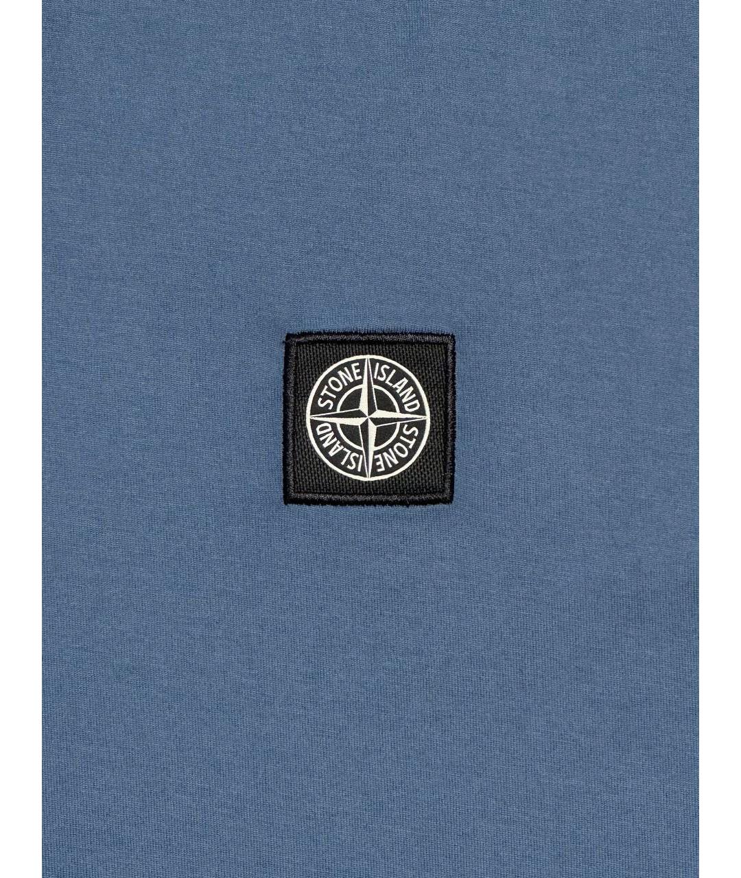 STONE ISLAND Хлопковая футболка, фото 5