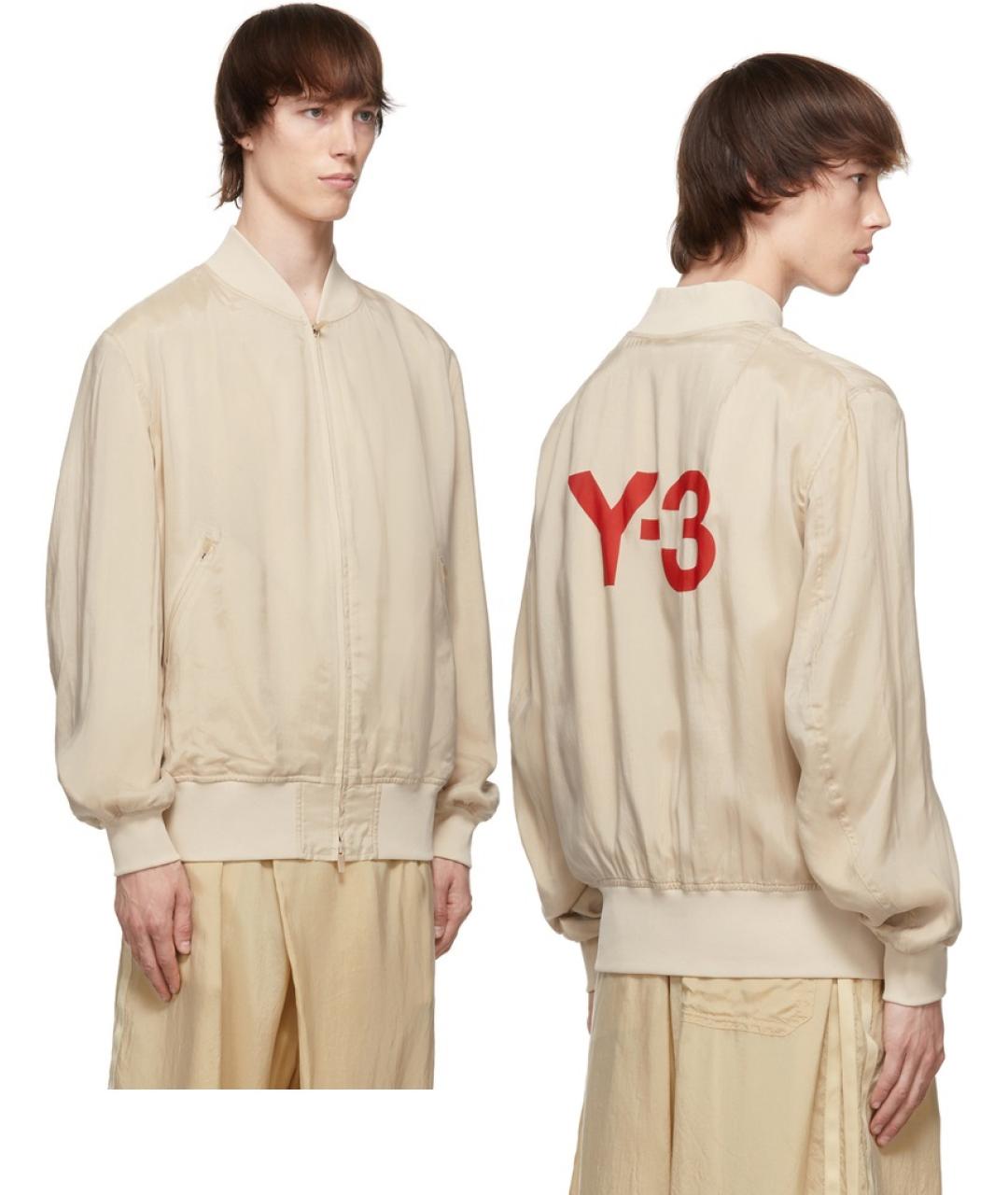 Y-3 Бежевая ацетатная куртка, фото 2