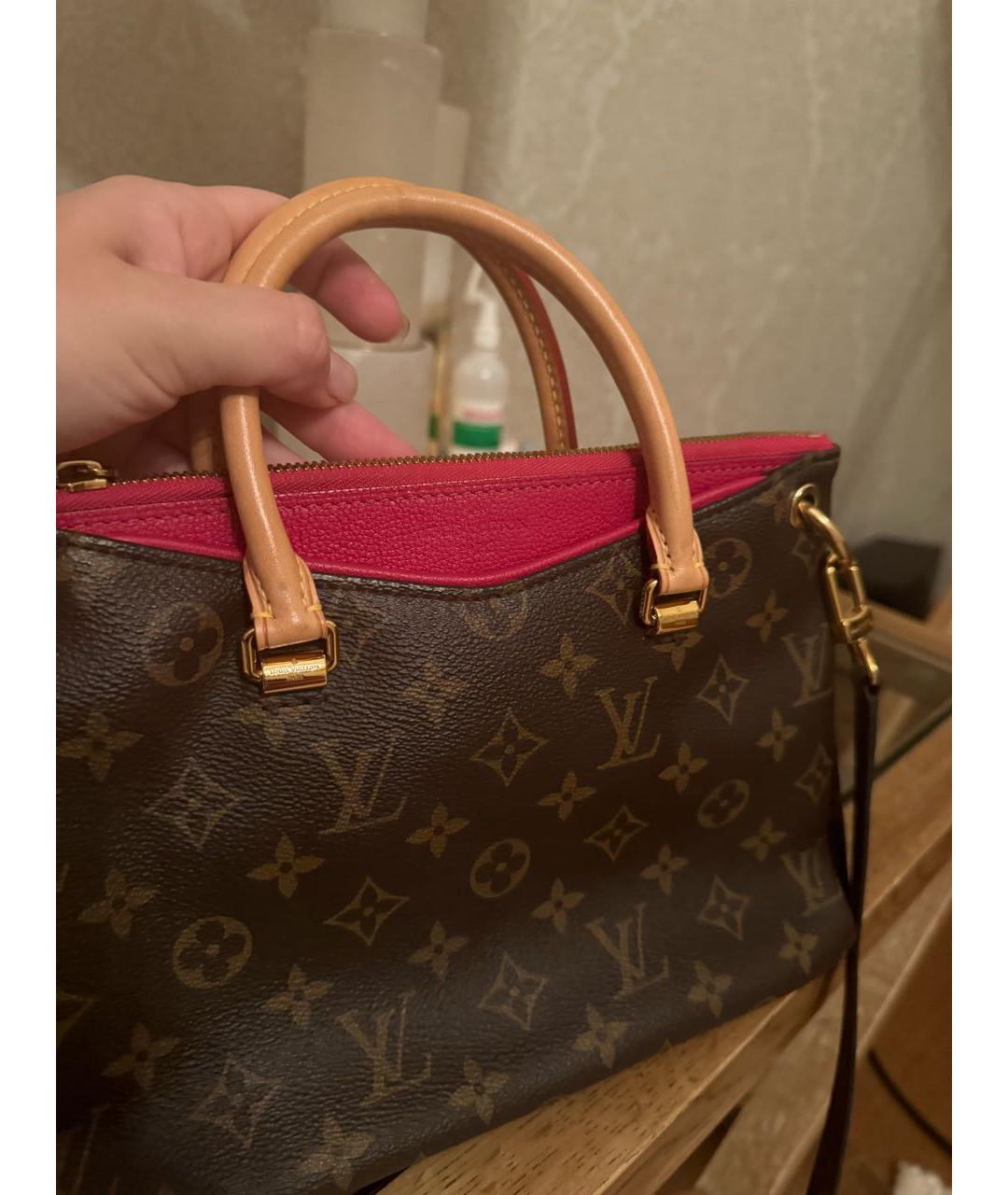 LOUIS VUITTON Коричневая сумка через плечо, фото 6