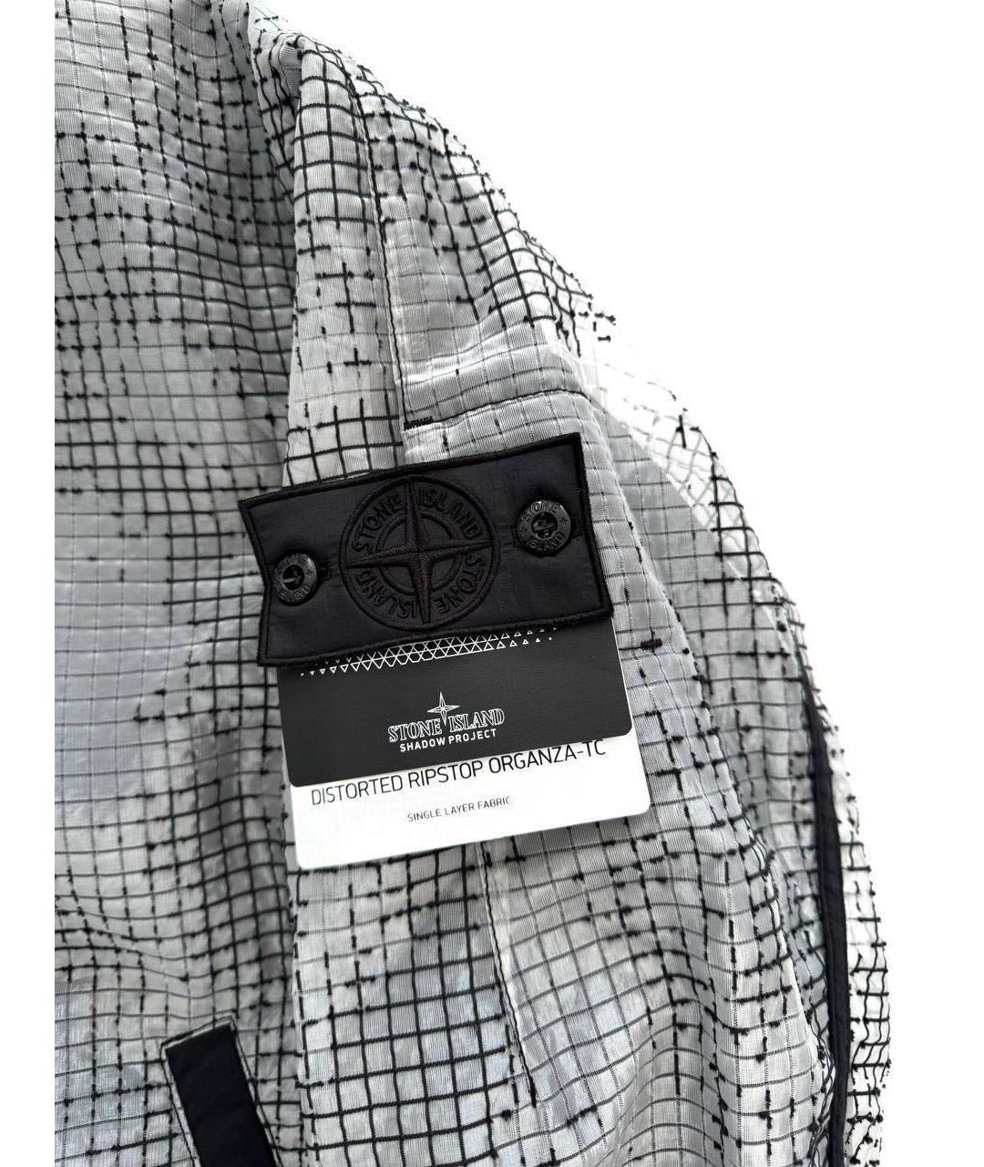 STONE ISLAND Серая хлопковая куртка, фото 4