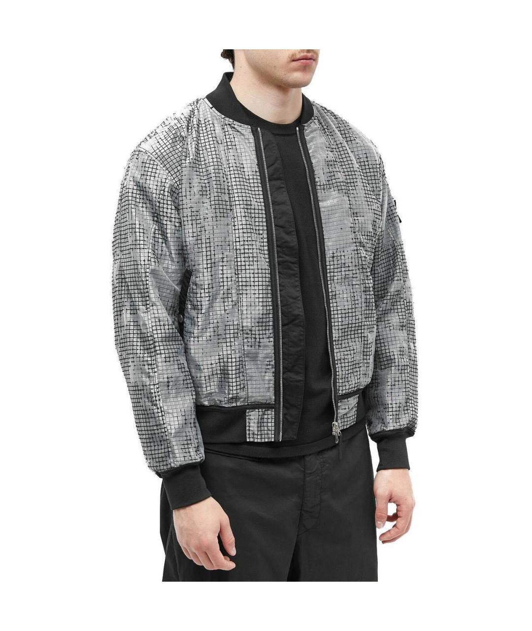 STONE ISLAND Серая хлопковая куртка, фото 5