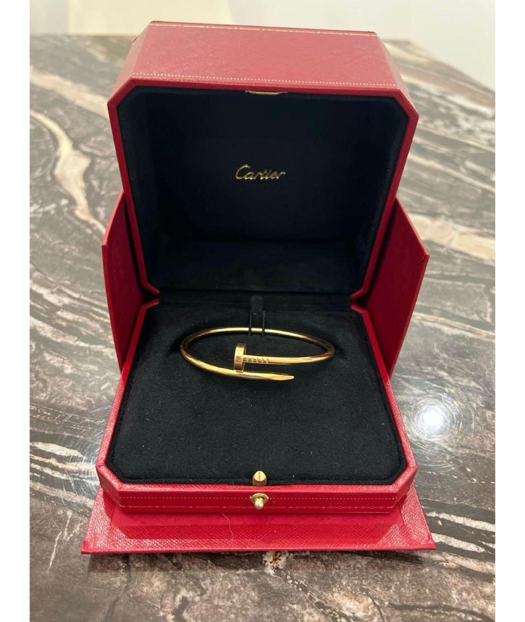 CARTIER Желтый браслет из розового золота, фото 2