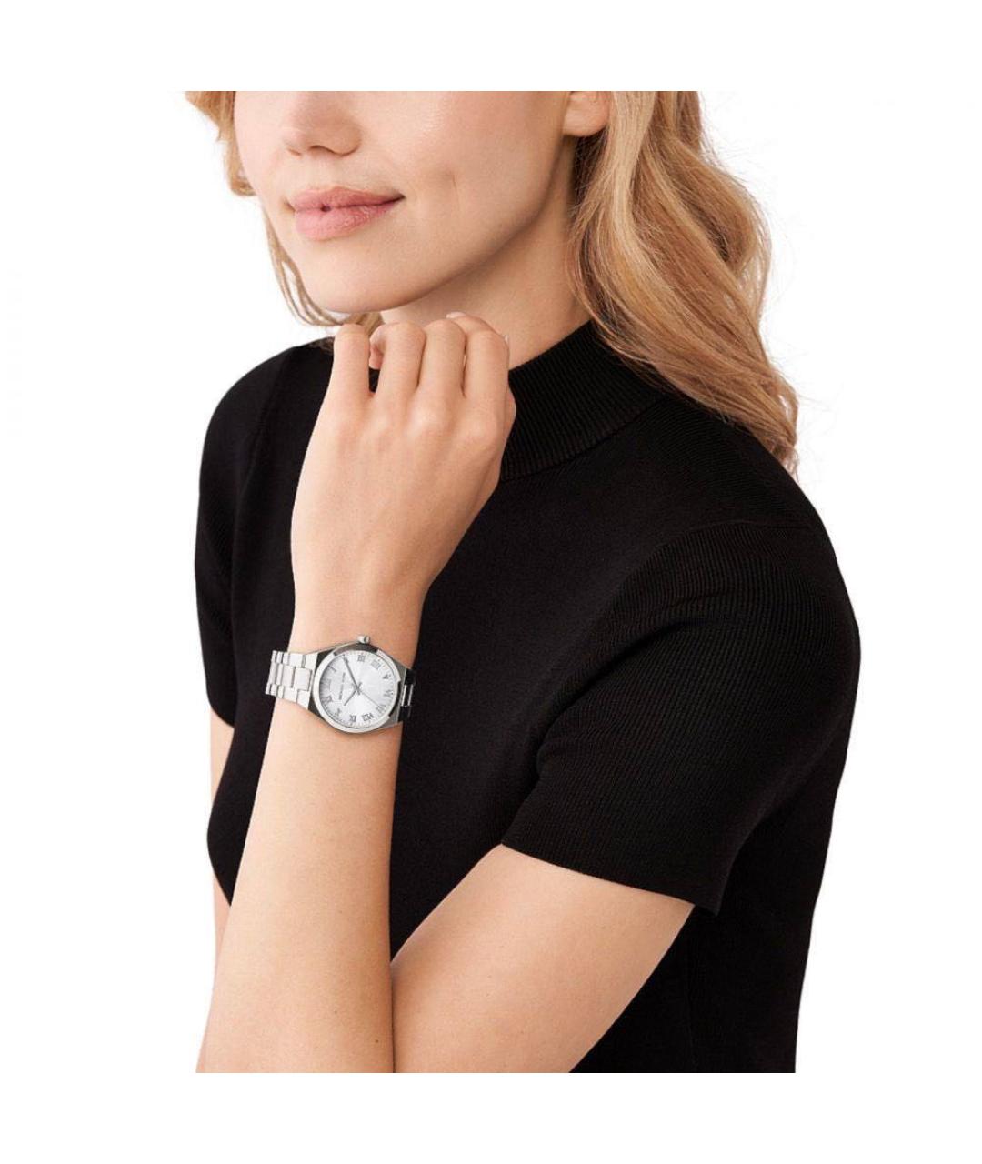 MICHAEL KORS Серые стеклянные часы, фото 6