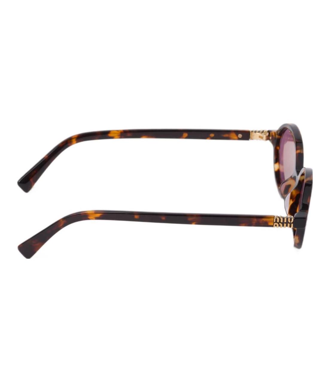 MIU MIU Пластиковые солнцезащитные очки, фото 3