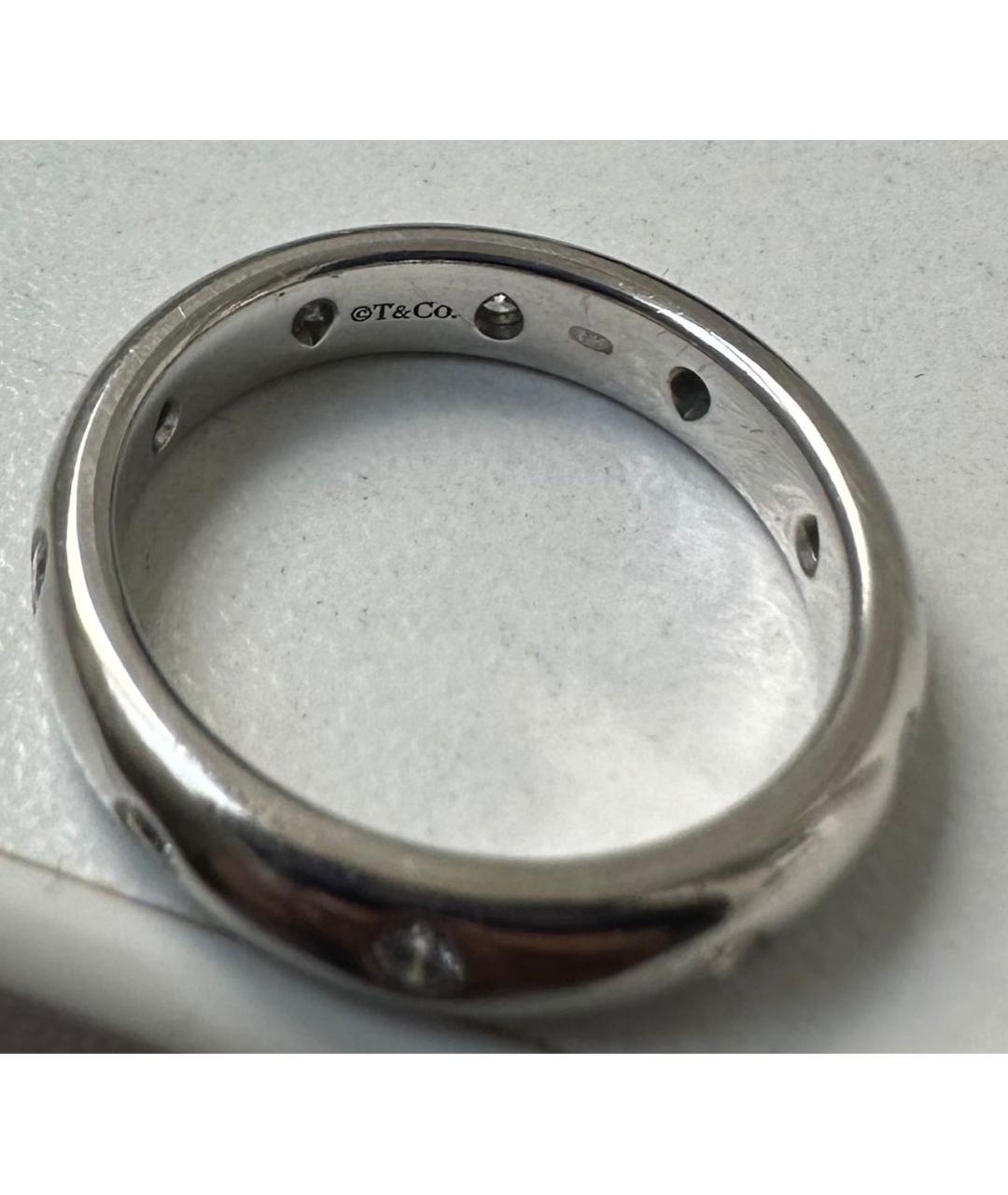 TIFFANY&CO Серебряное платиновое кольцо, фото 4