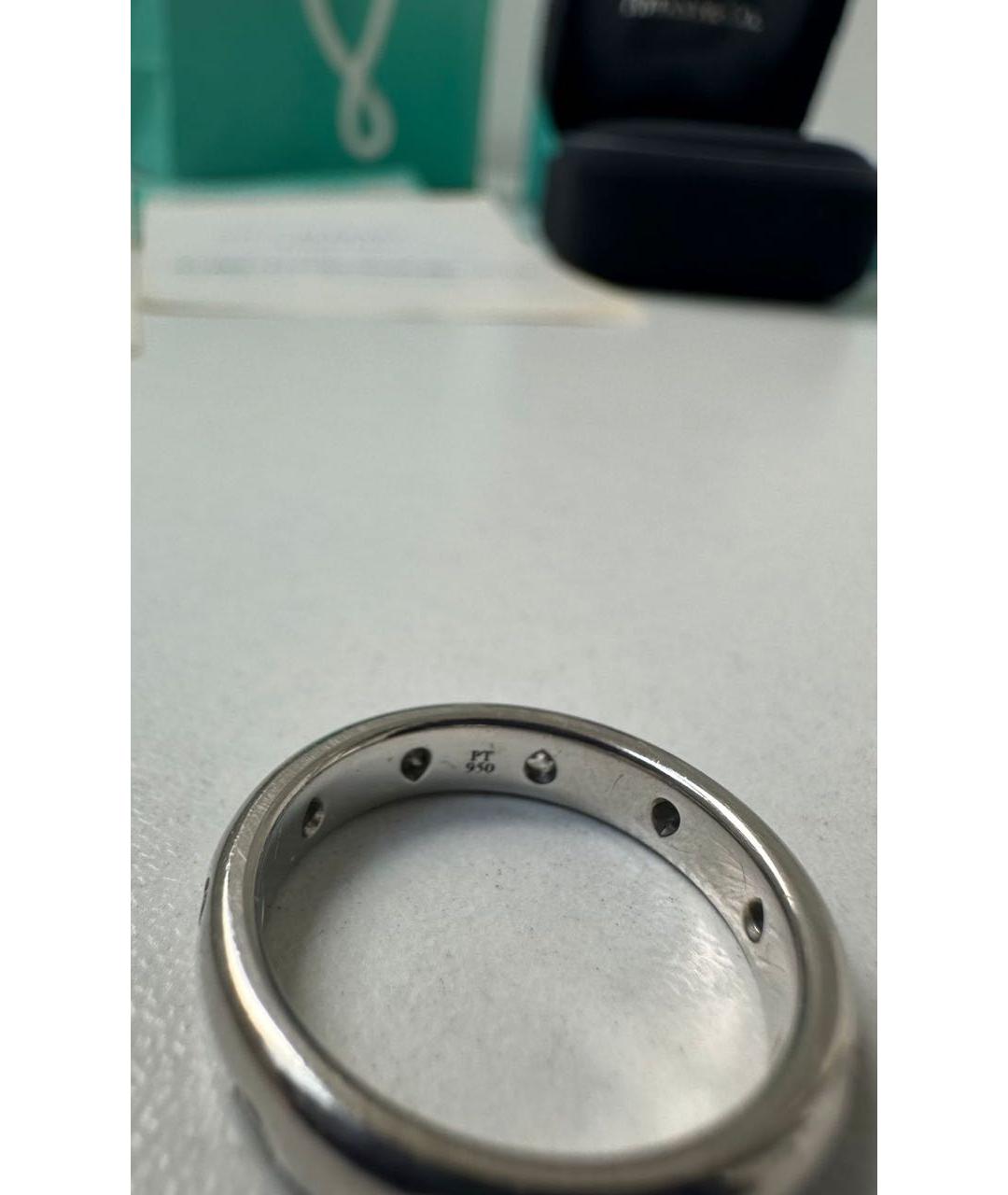 TIFFANY&CO Серебряное платиновое кольцо, фото 3