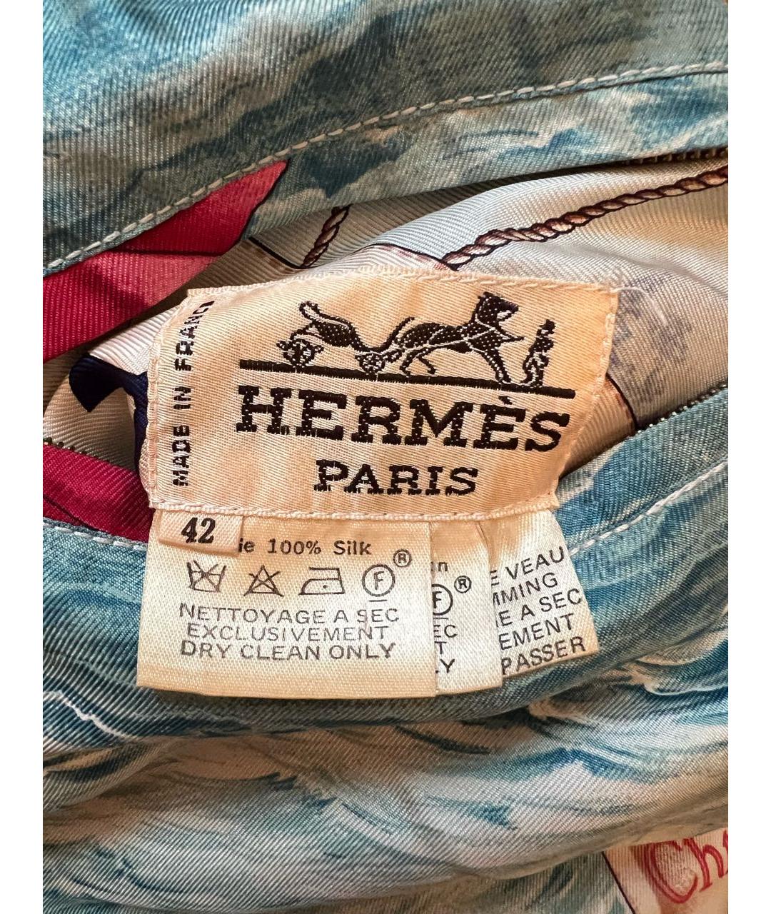 HERMES PRE-OWNED Шелковая куртка, фото 7