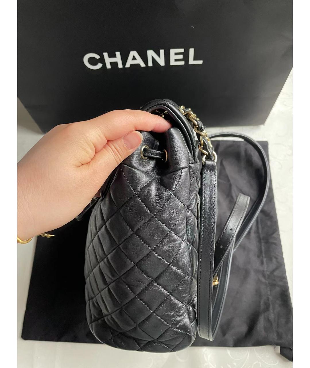 CHANEL PRE-OWNED Черный рюкзак, фото 4