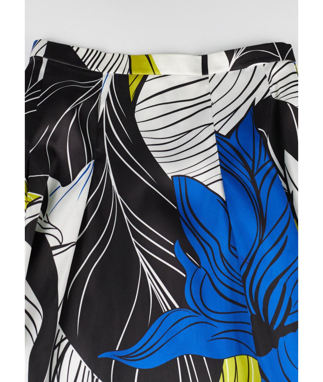 ELIE SAAB Синяя полиэстеровая юбка миди, фото 4