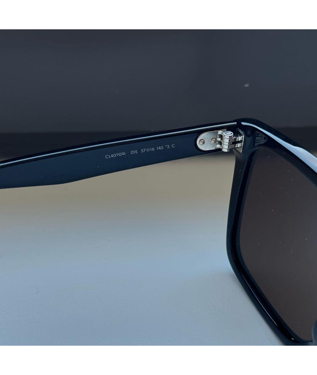 CELINE Черные пластиковые солнцезащитные очки, фото 6