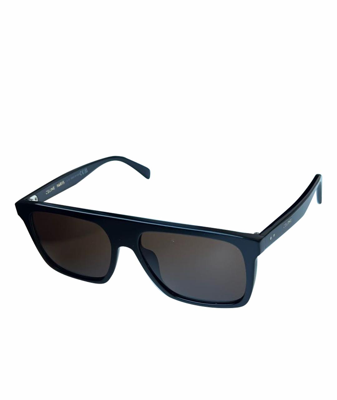 CELINE Черные пластиковые солнцезащитные очки, фото 1